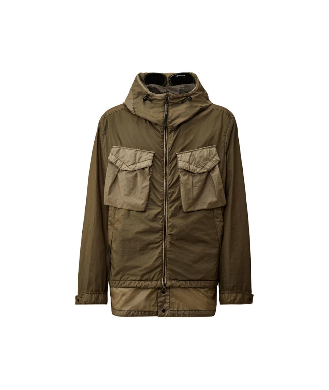 CP COMPANY Зеленая полиамидовая куртка, фото 1