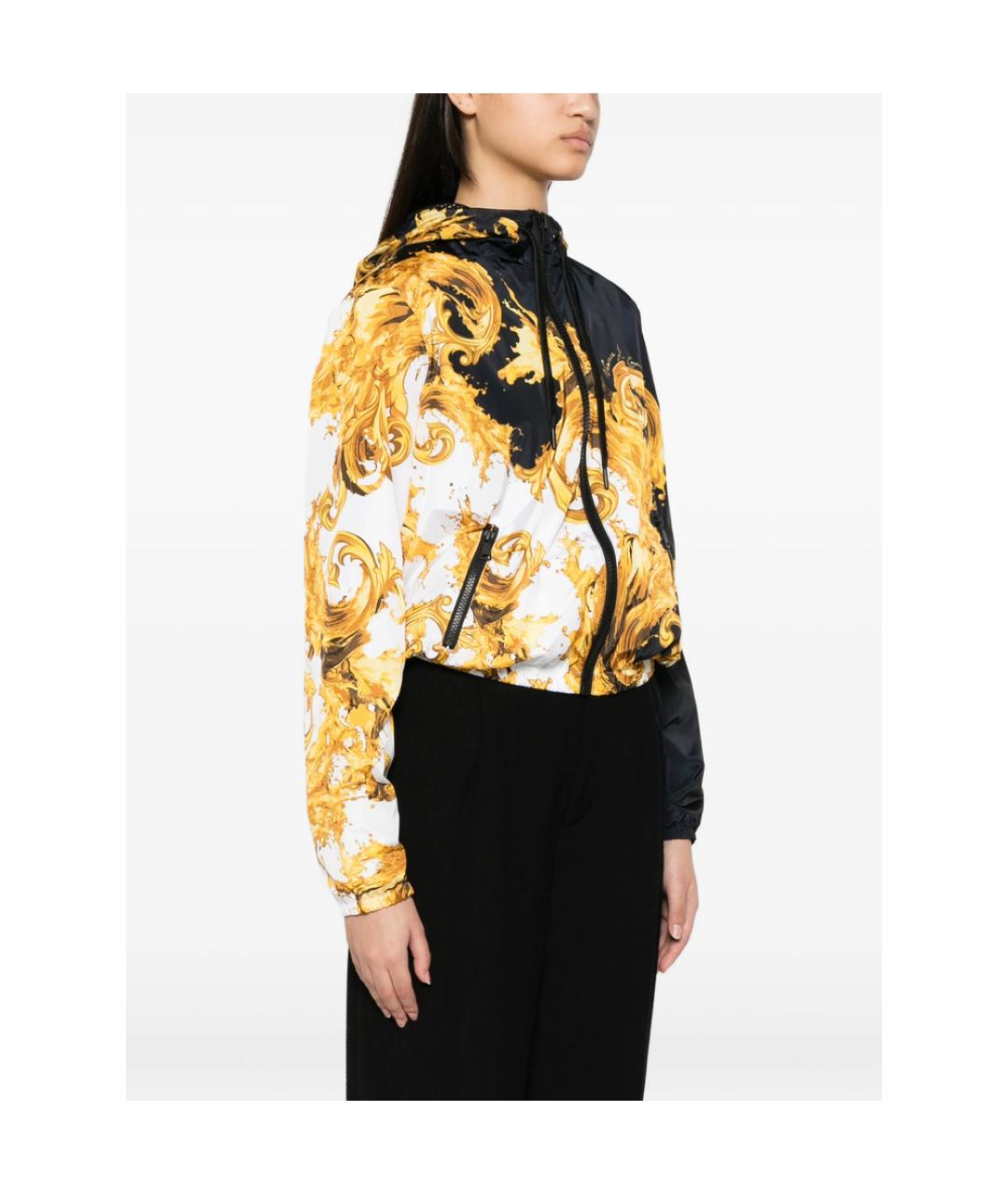 VERSACE JEANS COUTURE Мульти полиэстеровая куртка, фото 4