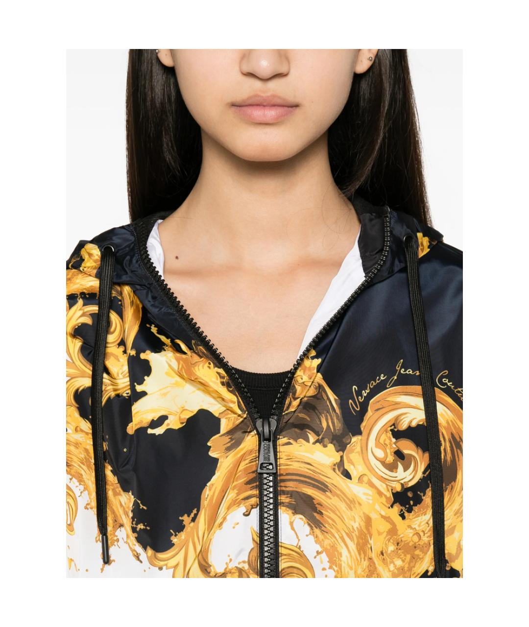 VERSACE JEANS COUTURE Мульти полиэстеровая куртка, фото 5