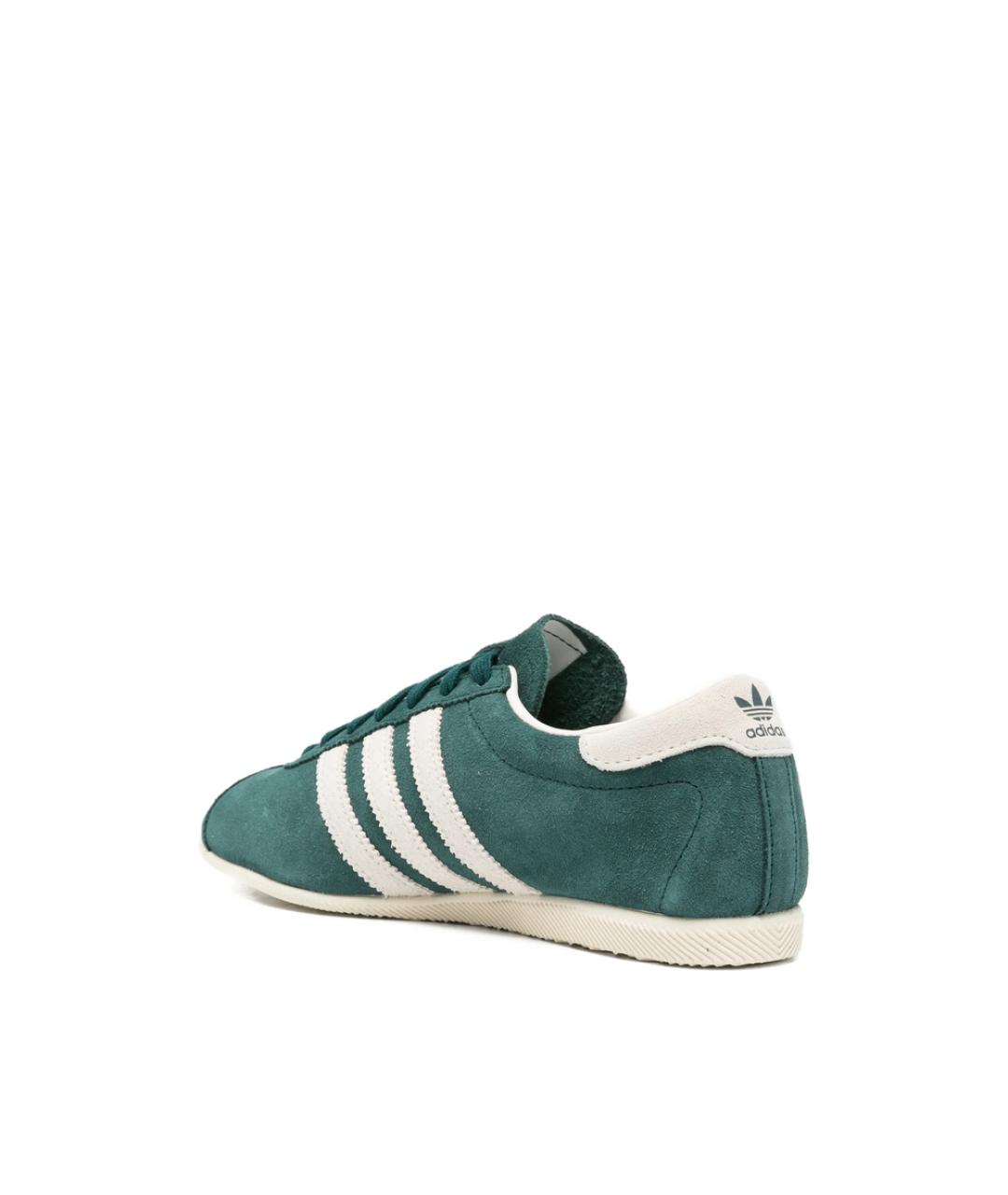 ADIDAS Зеленые кожаные кроссовки, фото 2