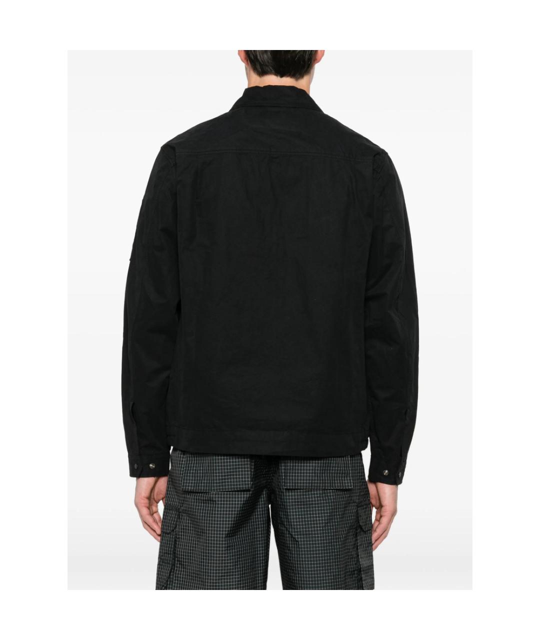 CP COMPANY Черная хлопковая куртка, фото 5