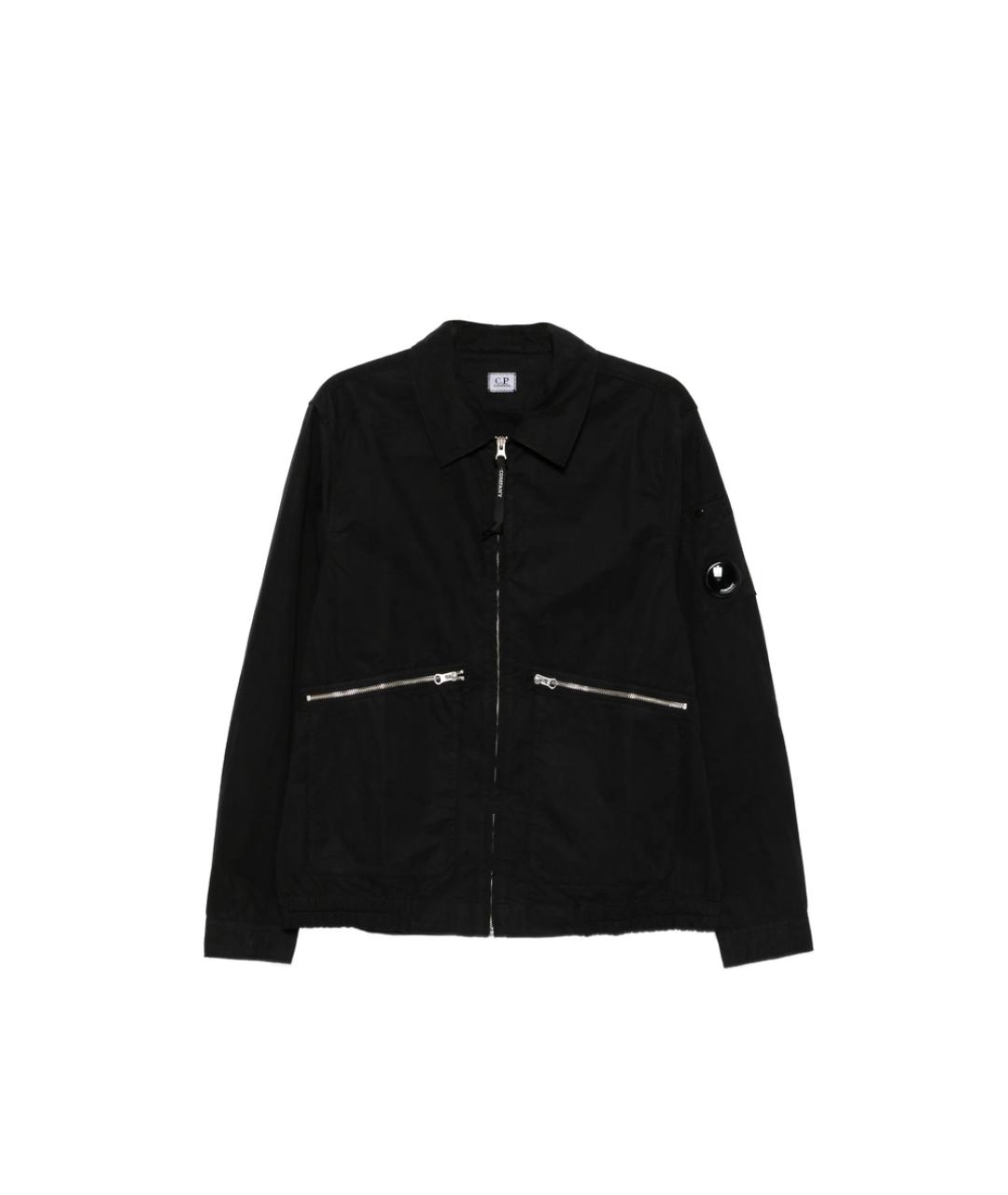 CP COMPANY Черная хлопковая куртка, фото 1