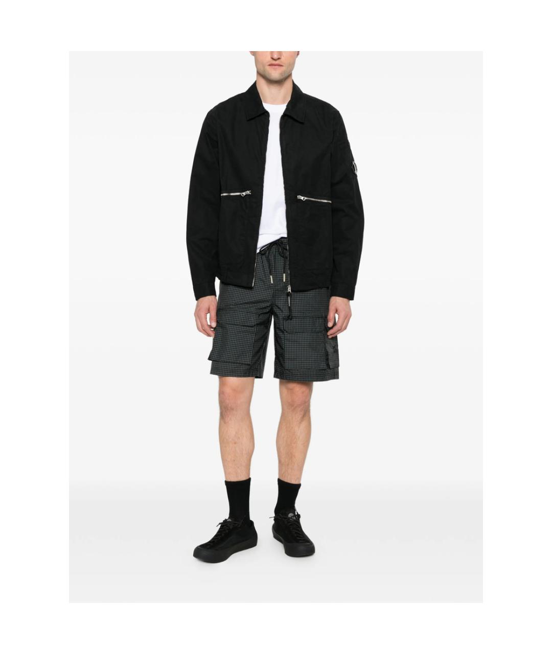 CP COMPANY Черная хлопковая куртка, фото 4