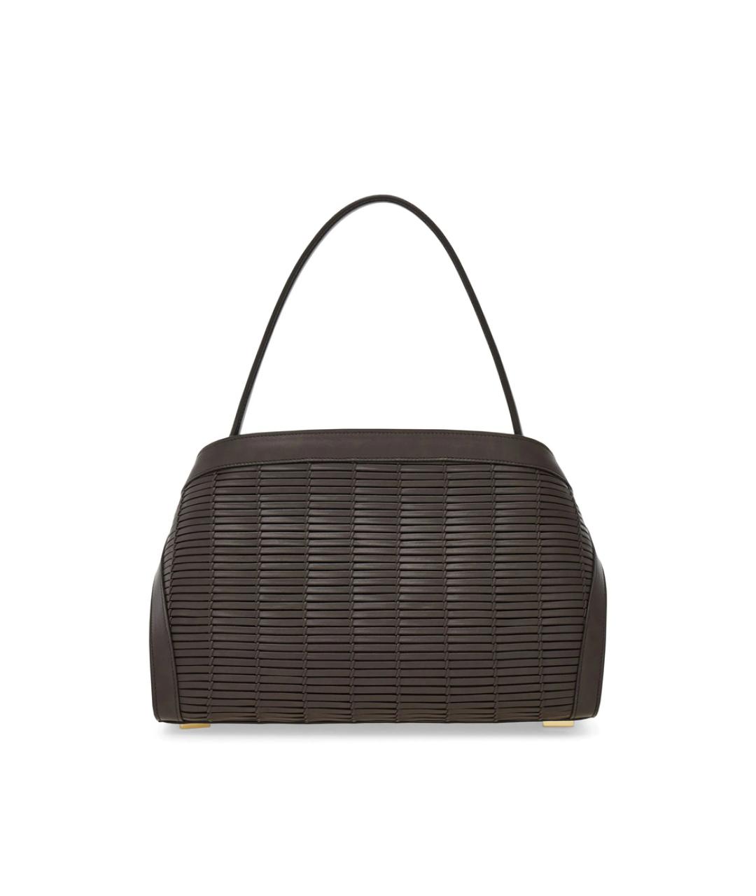 FERRAGAMO Коричневая кожаная сумка тоут, фото 2