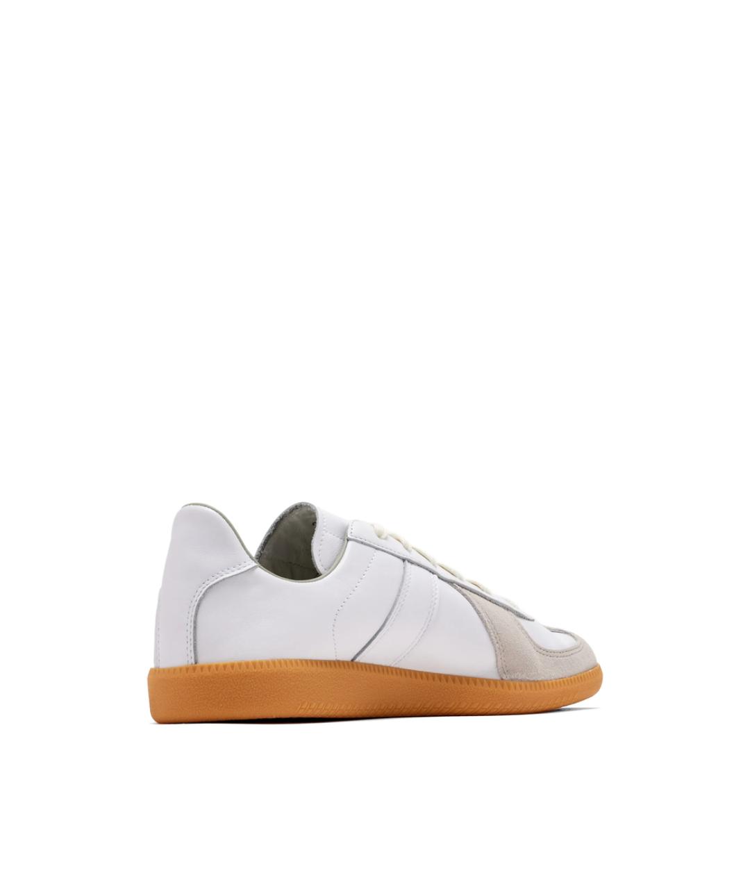 ADIDAS Белые кожаные низкие кроссовки / кеды, фото 4