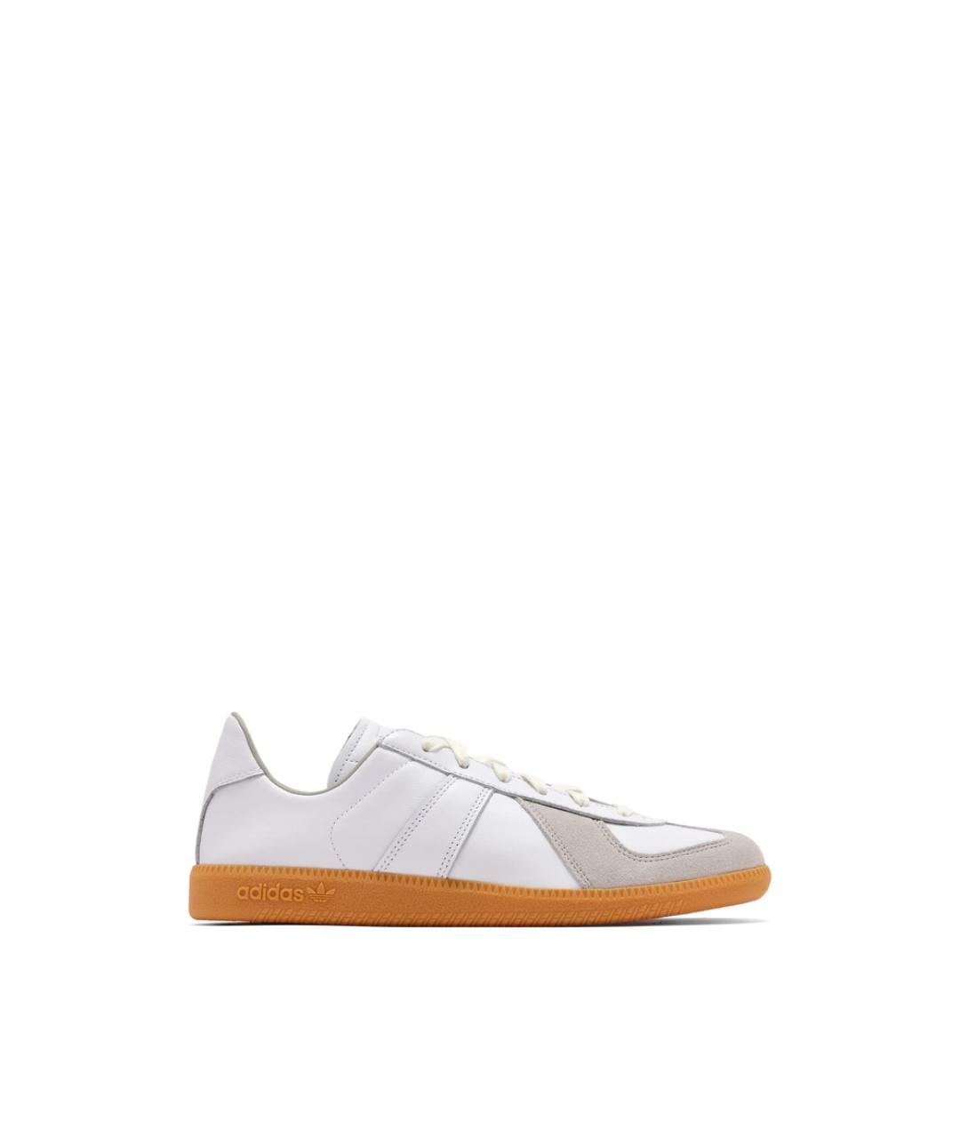ADIDAS Белые кожаные низкие кроссовки / кеды, фото 1
