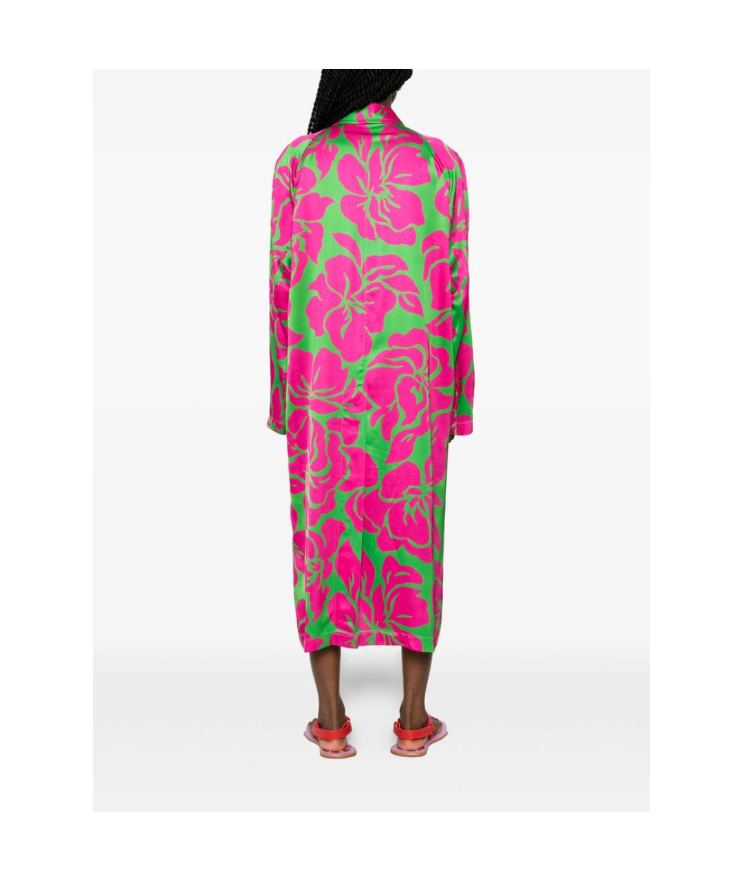 DRIES VAN NOTEN Мульти вискозное повседневное платье, фото 4