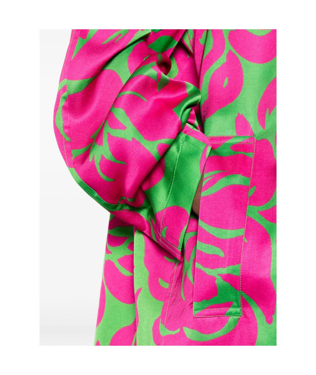 DRIES VAN NOTEN Мульти вискозное повседневное платье, фото 3