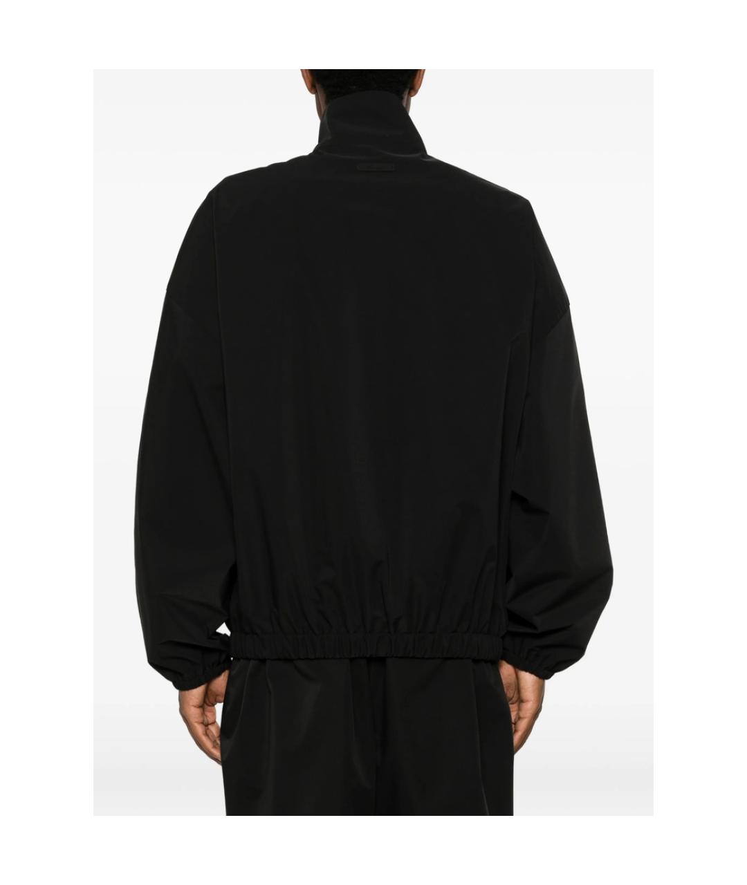 FEAR OF GOD ESSENTIALS Черная полиэстеровая спортивная куртка, фото 5