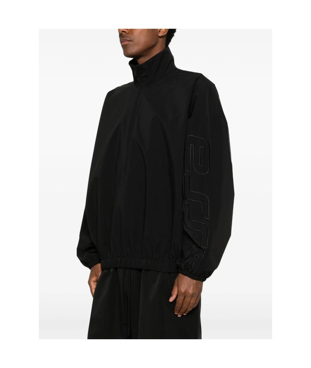 FEAR OF GOD ESSENTIALS Черная полиэстеровая спортивная куртка, фото 3