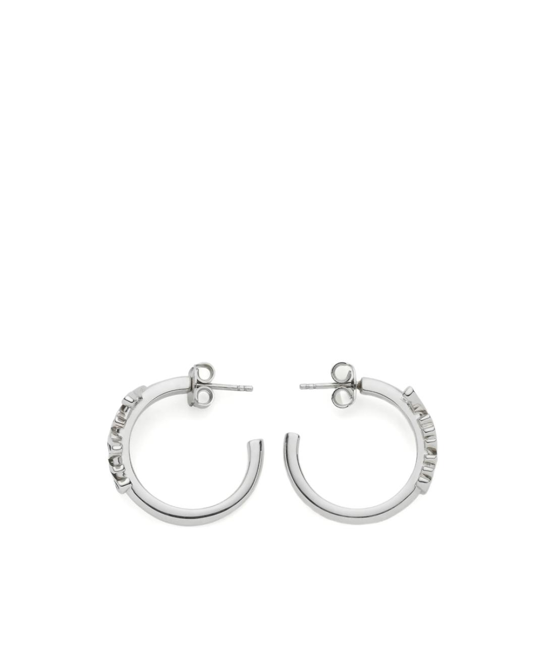 MM6 MAISON MARGIELA Серебряные металлические серьги, фото 4