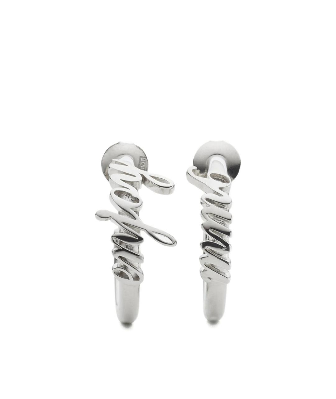 MM6 MAISON MARGIELA Серебряные металлические серьги, фото 1