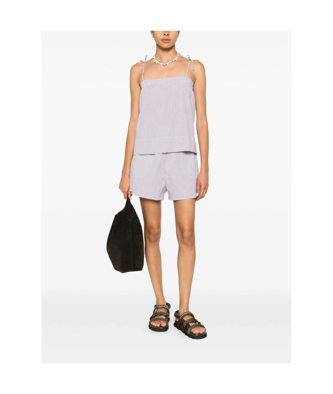 A.P.C. Фиолетовые хлопковые шорты, фото 2