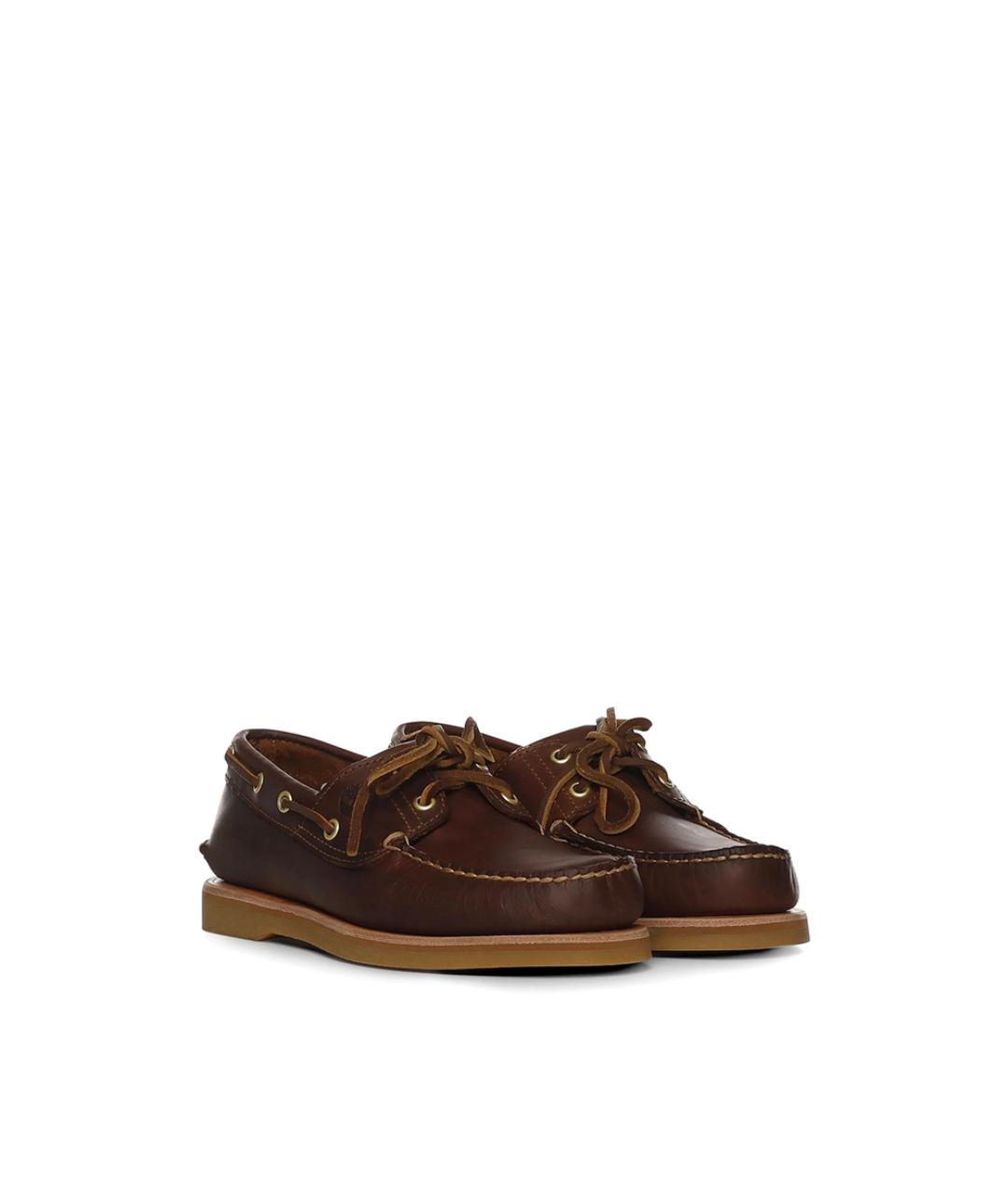 TIMBERLAND Коричневые кожаные лоферы, фото 2