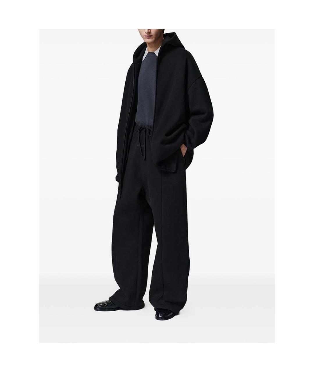 FEAR OF GOD ESSENTIALS Черные хлопковые повседневные брюки, фото 2