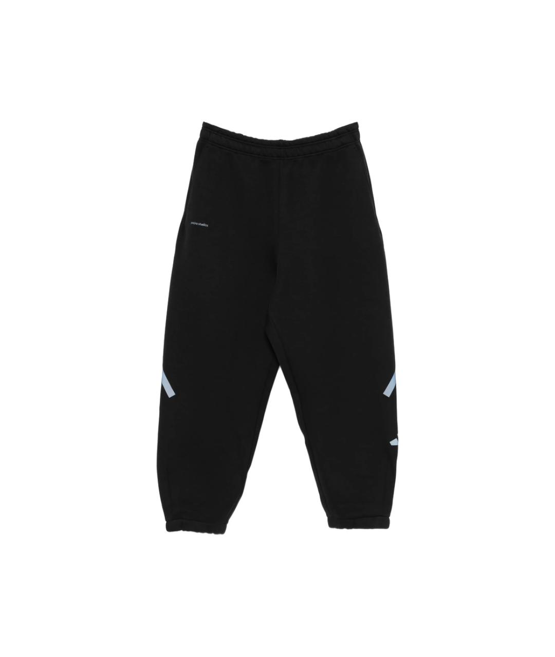 ADIDAS Черные полиэстеровые повседневные брюки, фото 1