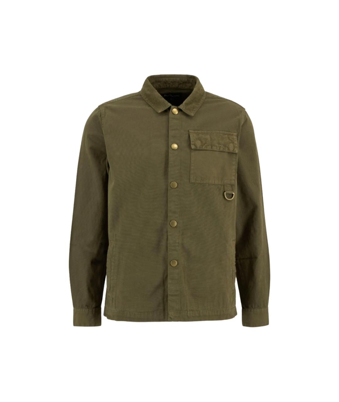 BARBOUR Зеленая хлопковая кэжуал рубашка, фото 1