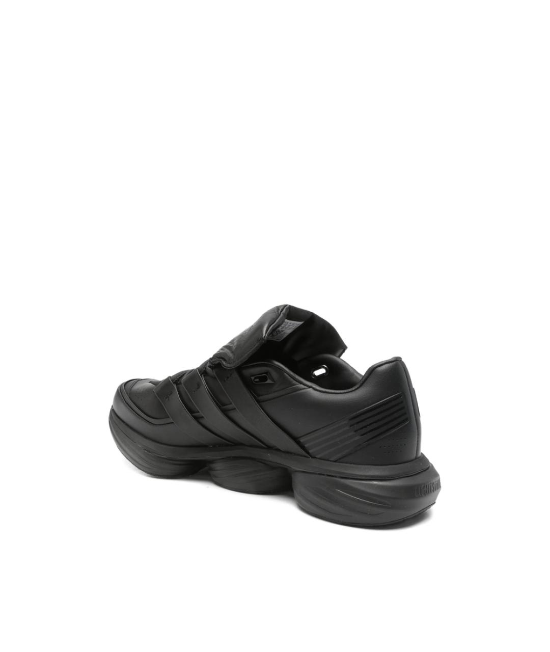 ADIDAS Черные кожаные низкие кроссовки / кеды, фото 2