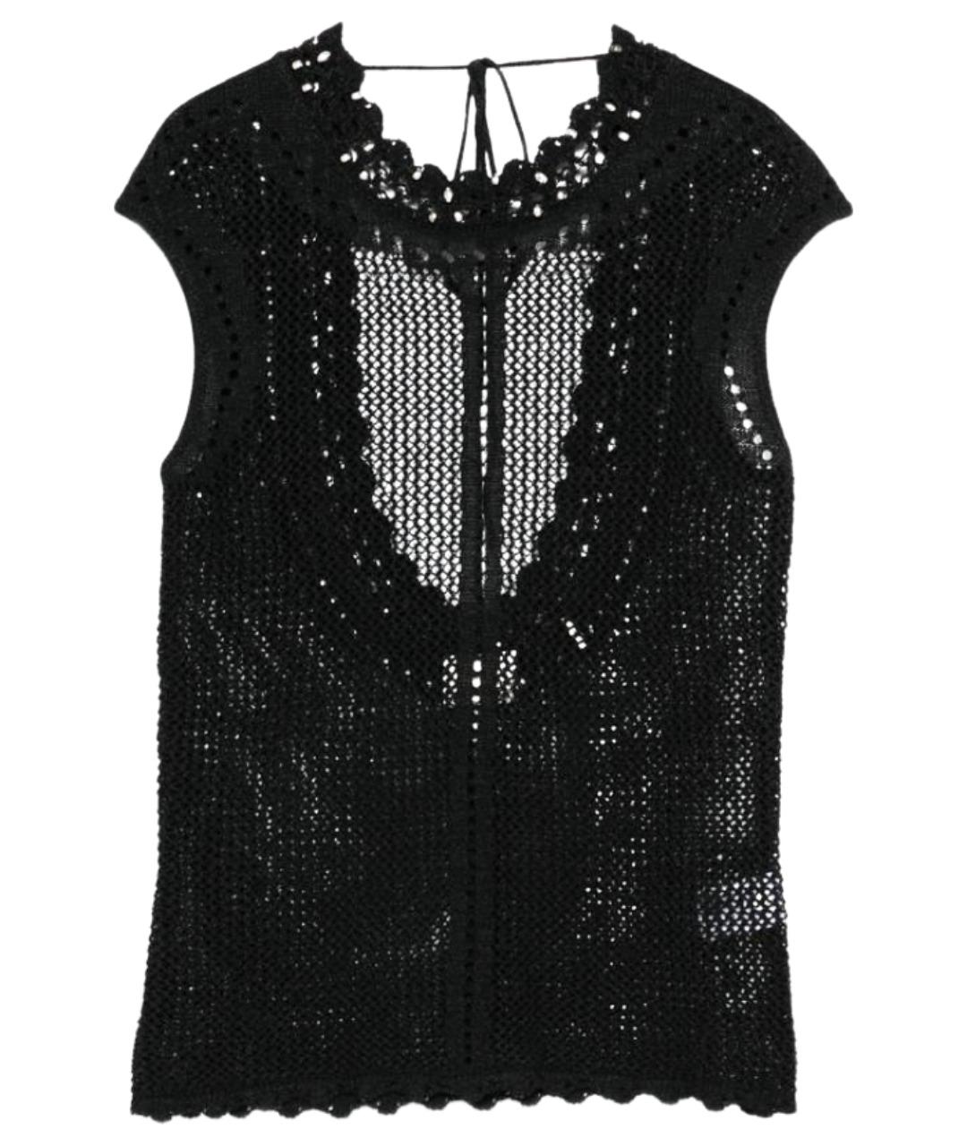 ISABEL MARANT Черная хлопковая майка, фото 1
