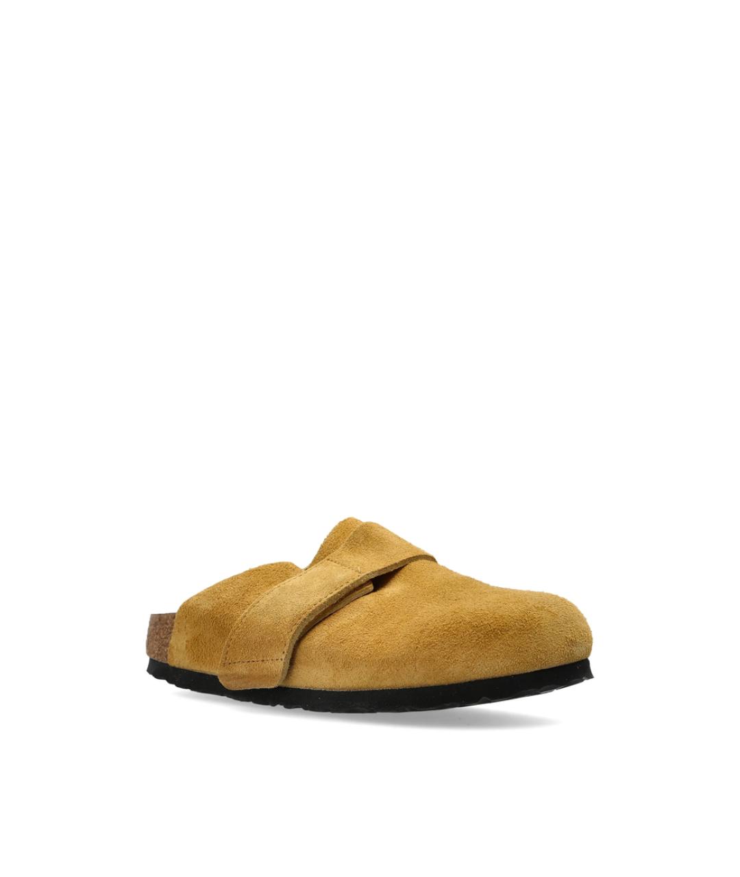 BIRKENSTOCK Желтые замшевые туфли, фото 3