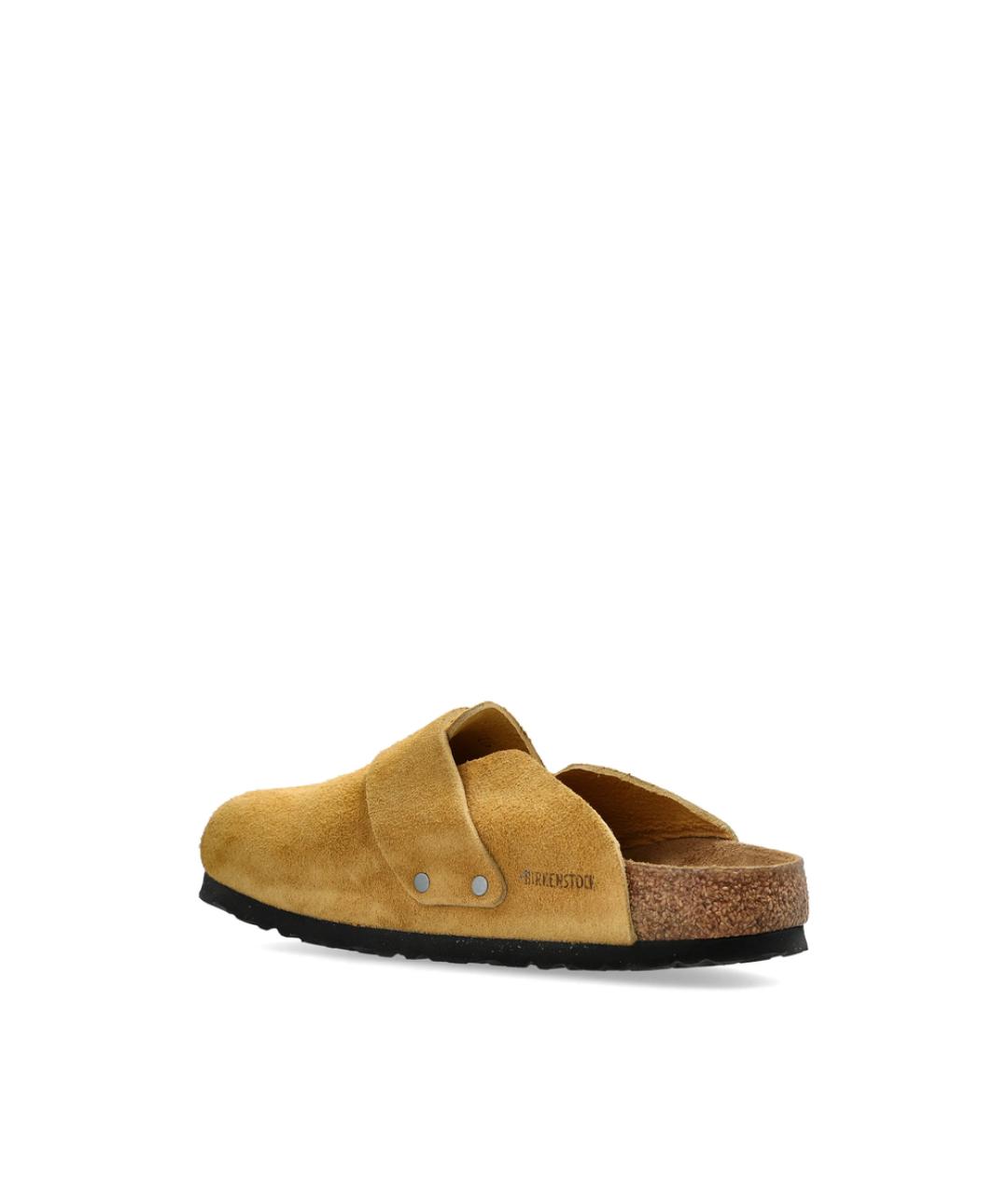 BIRKENSTOCK Желтые замшевые туфли, фото 5