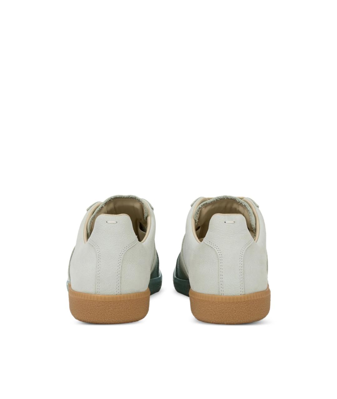 MAISON MARGIELA Мульти кожаные низкие кроссовки / кеды, фото 5