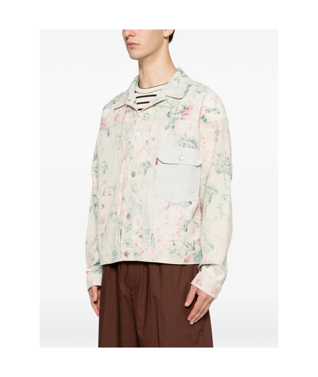 JUNYA WATANABE Розовая льняная куртка, фото 3