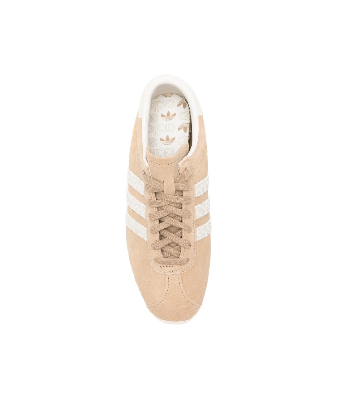 ADIDAS Белые замшевые кроссовки, фото 3