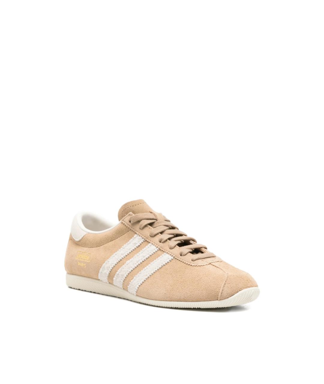 ADIDAS Белые замшевые кроссовки, фото 2