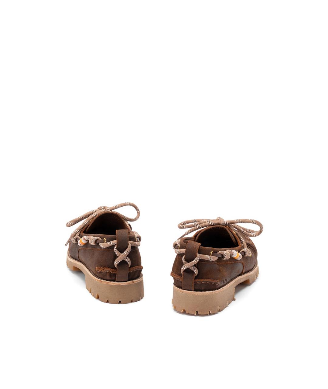GOLDEN GOOSE Коричневые кожаные лоферы, фото 3