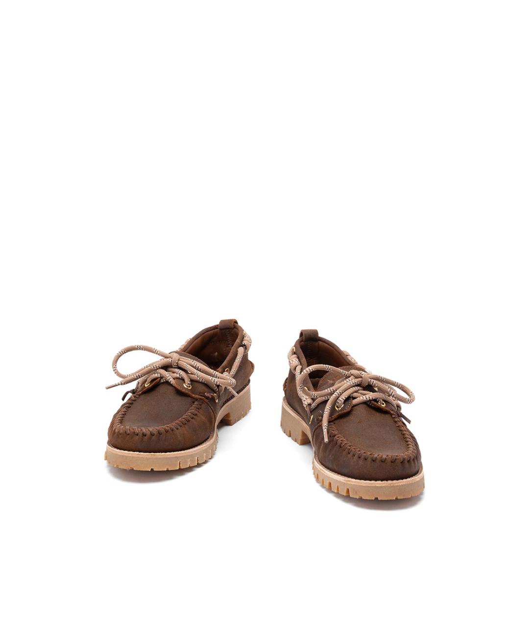 GOLDEN GOOSE Коричневые кожаные лоферы, фото 4
