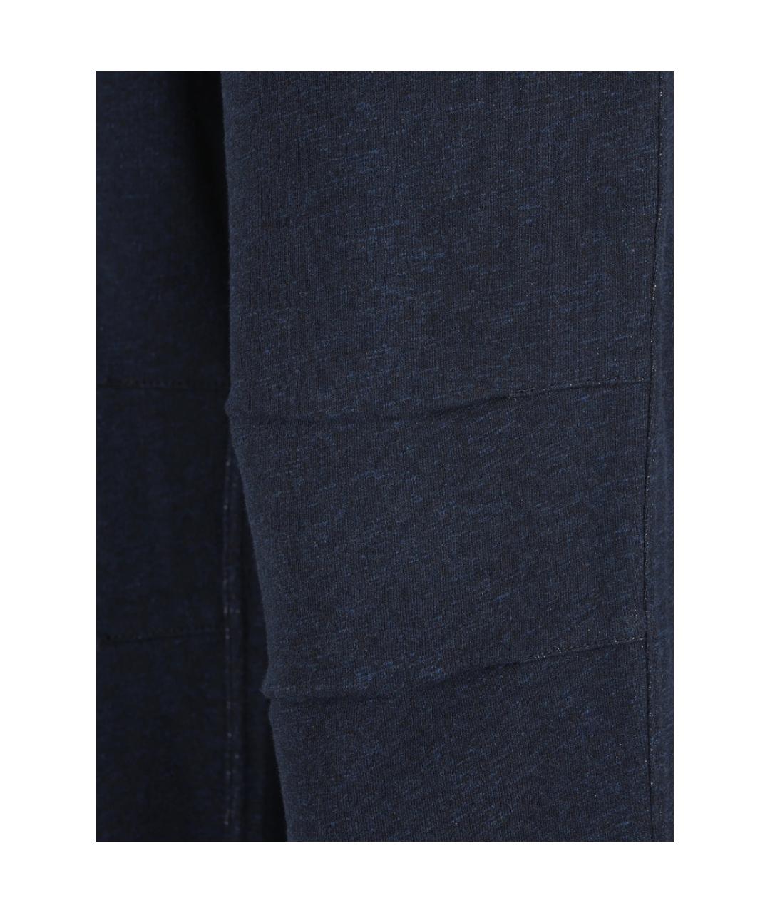 BRUNELLO CUCINELLI Синие хлопковые повседневные брюки, фото 2