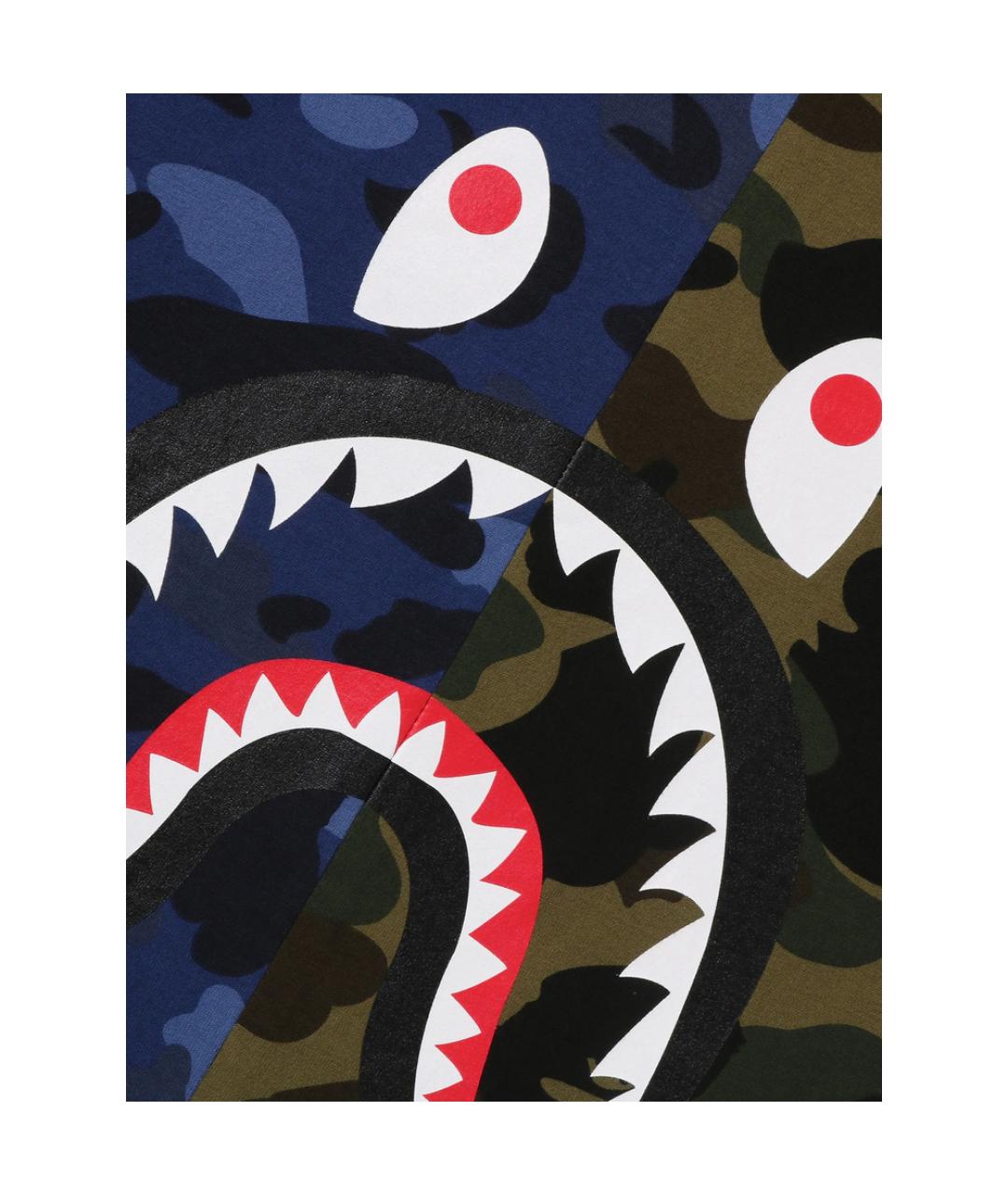 A BATHING APE Зеленая хлопковая футболка, фото 2