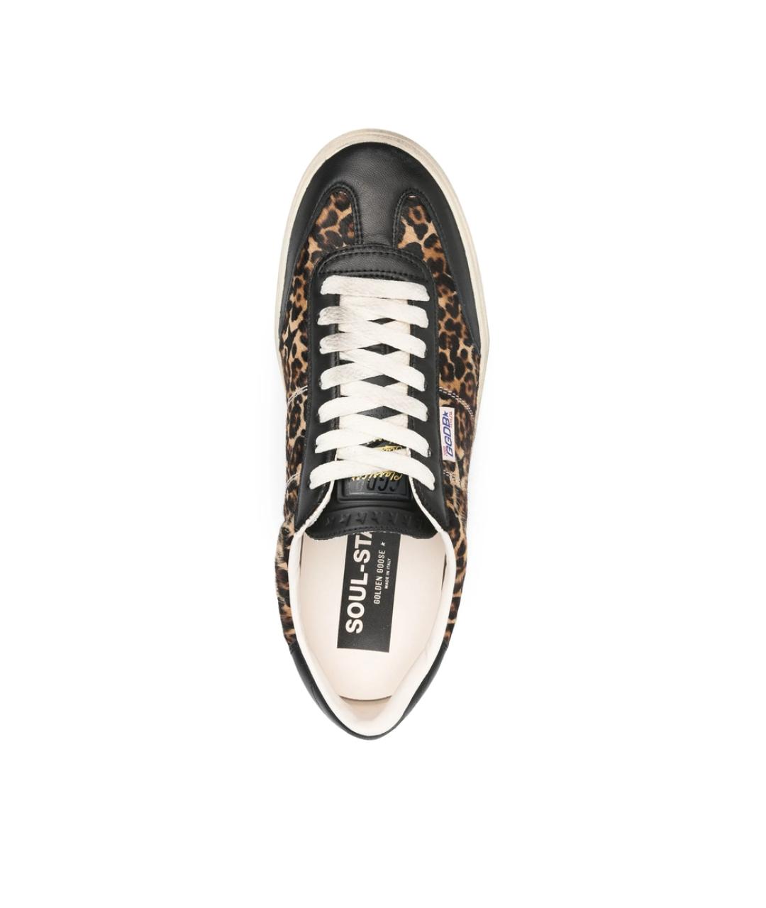 GOLDEN GOOSE Мульти кожаные низкие кроссовки / кеды, фото 2