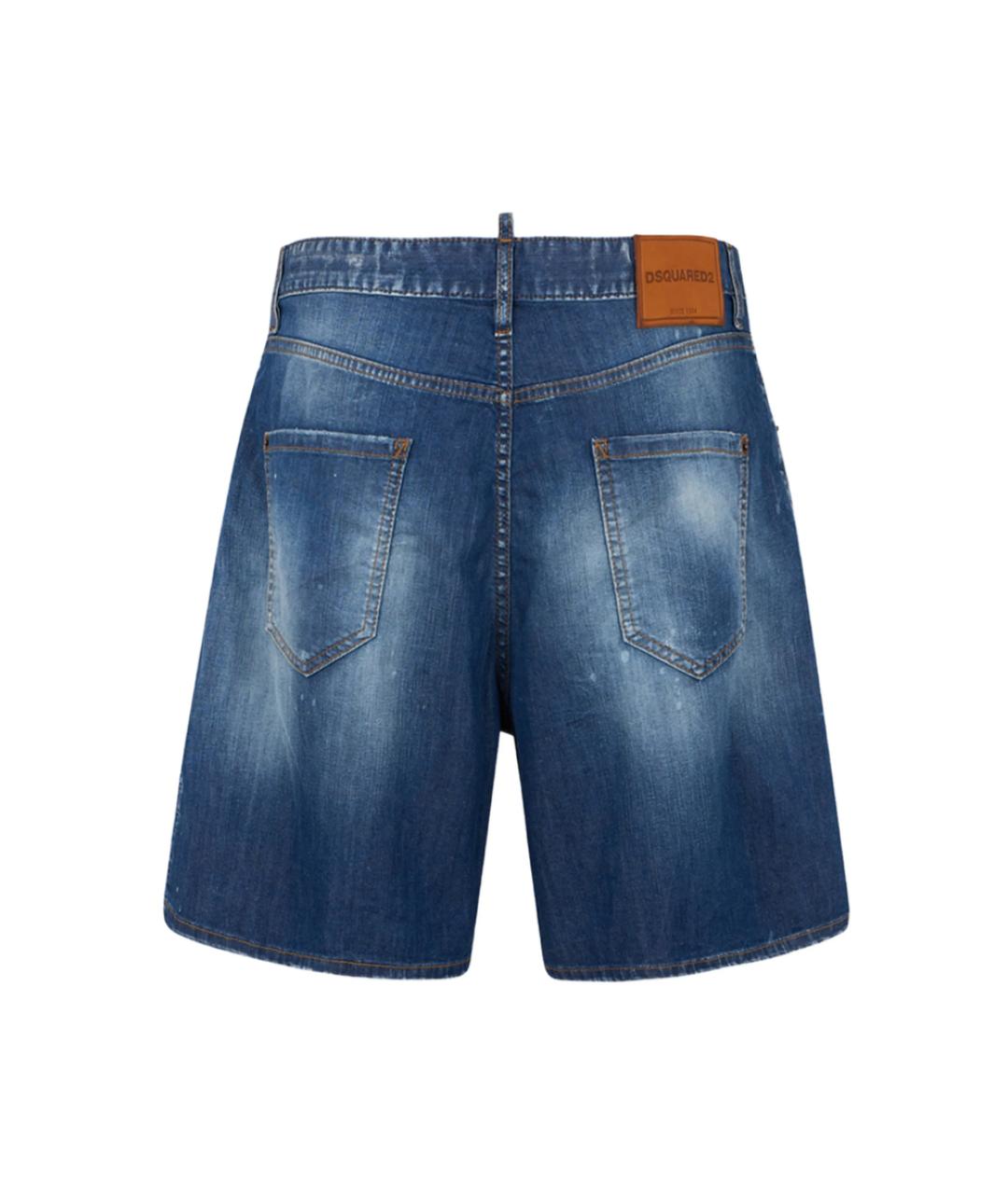 DSQUARED2 Синие деним шорты, фото 2