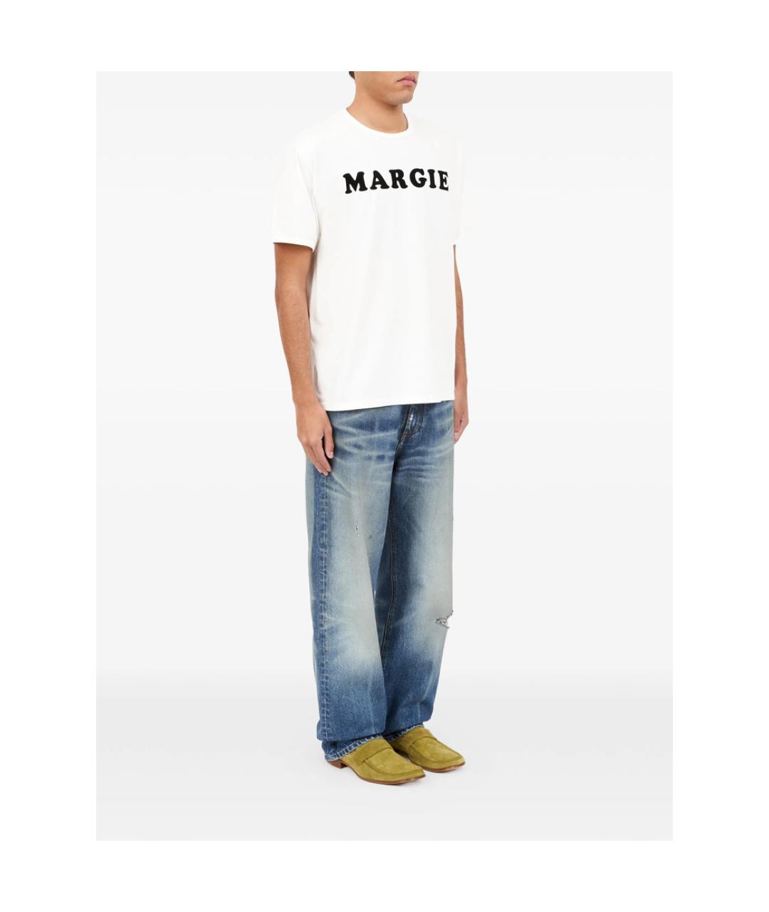 MM6 MAISON MARGIELA Белая хлопковая классическая рубашка, фото 3