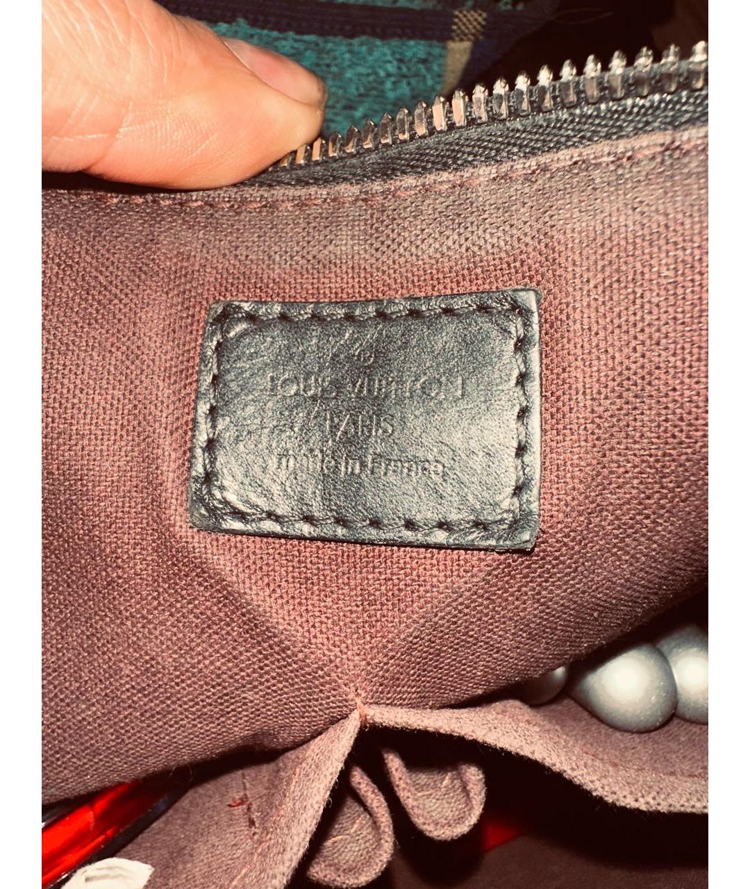 LOUIS VUITTON Коричневый портфель из искусственной кожи, фото 3
