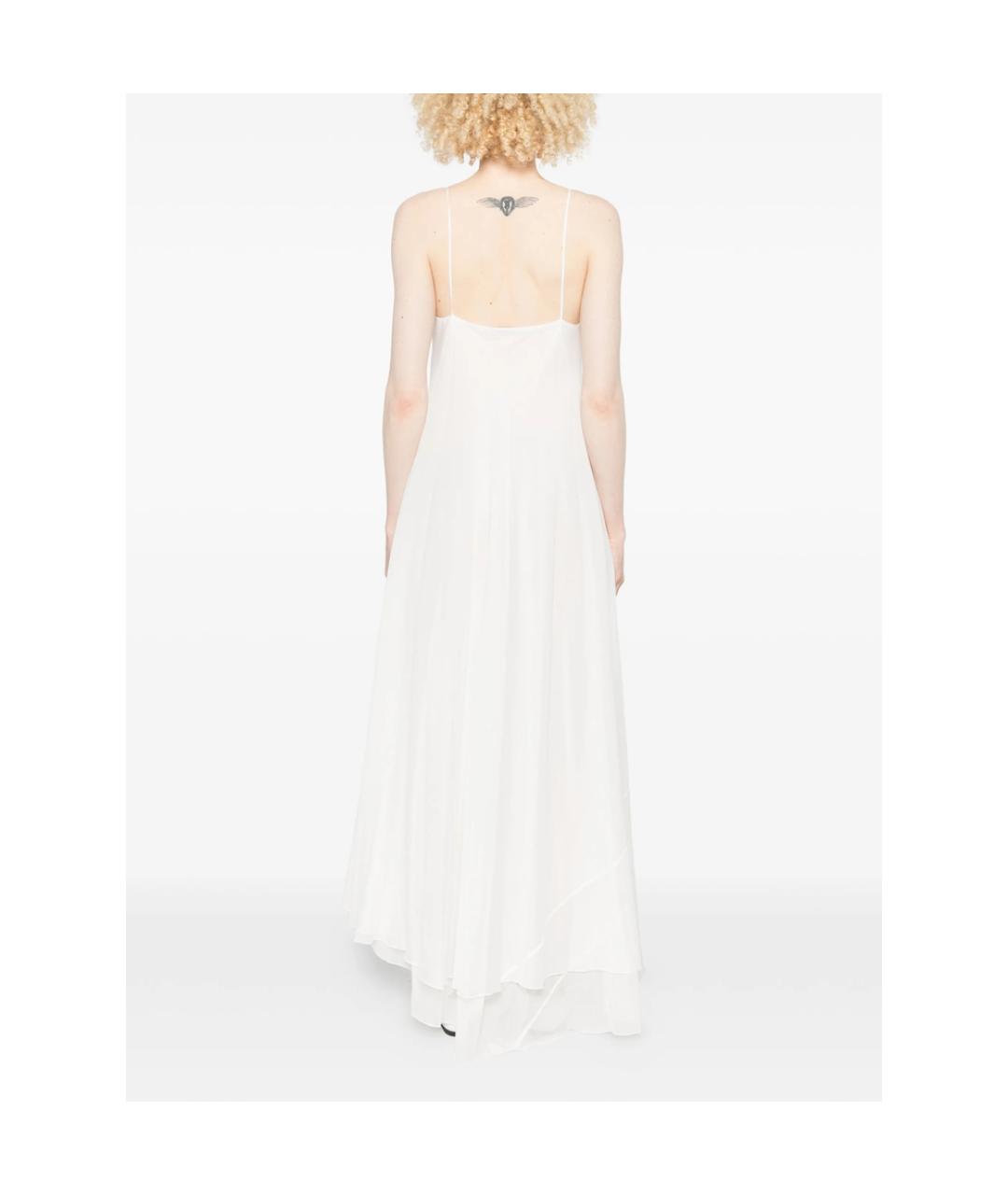 ERMANNO SCERVINO Белое хлопковое повседневное платье, фото 3