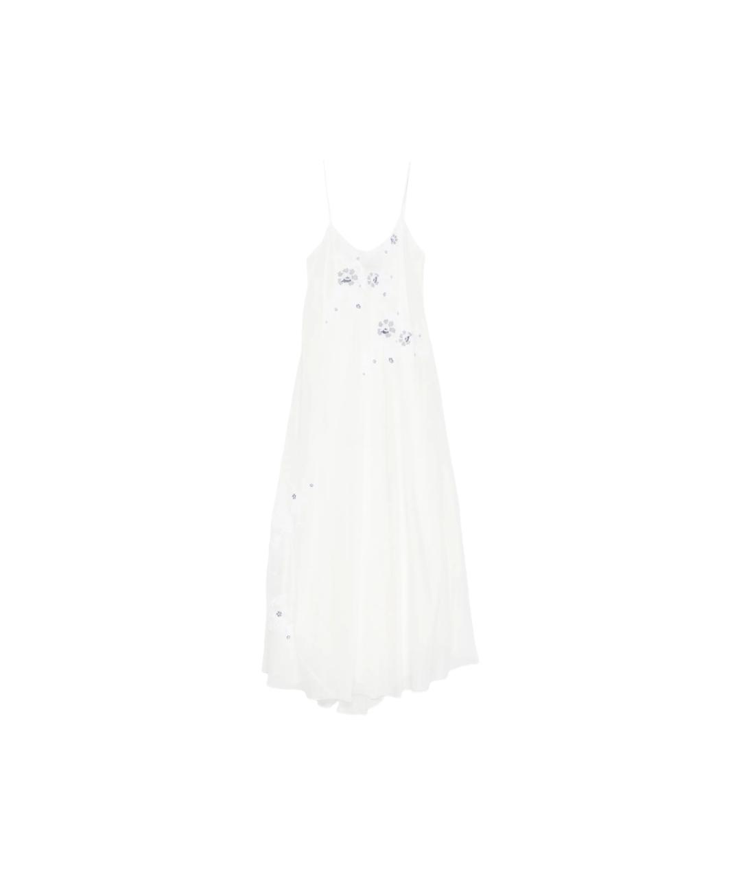 ERMANNO SCERVINO Белое хлопковое повседневное платье, фото 1