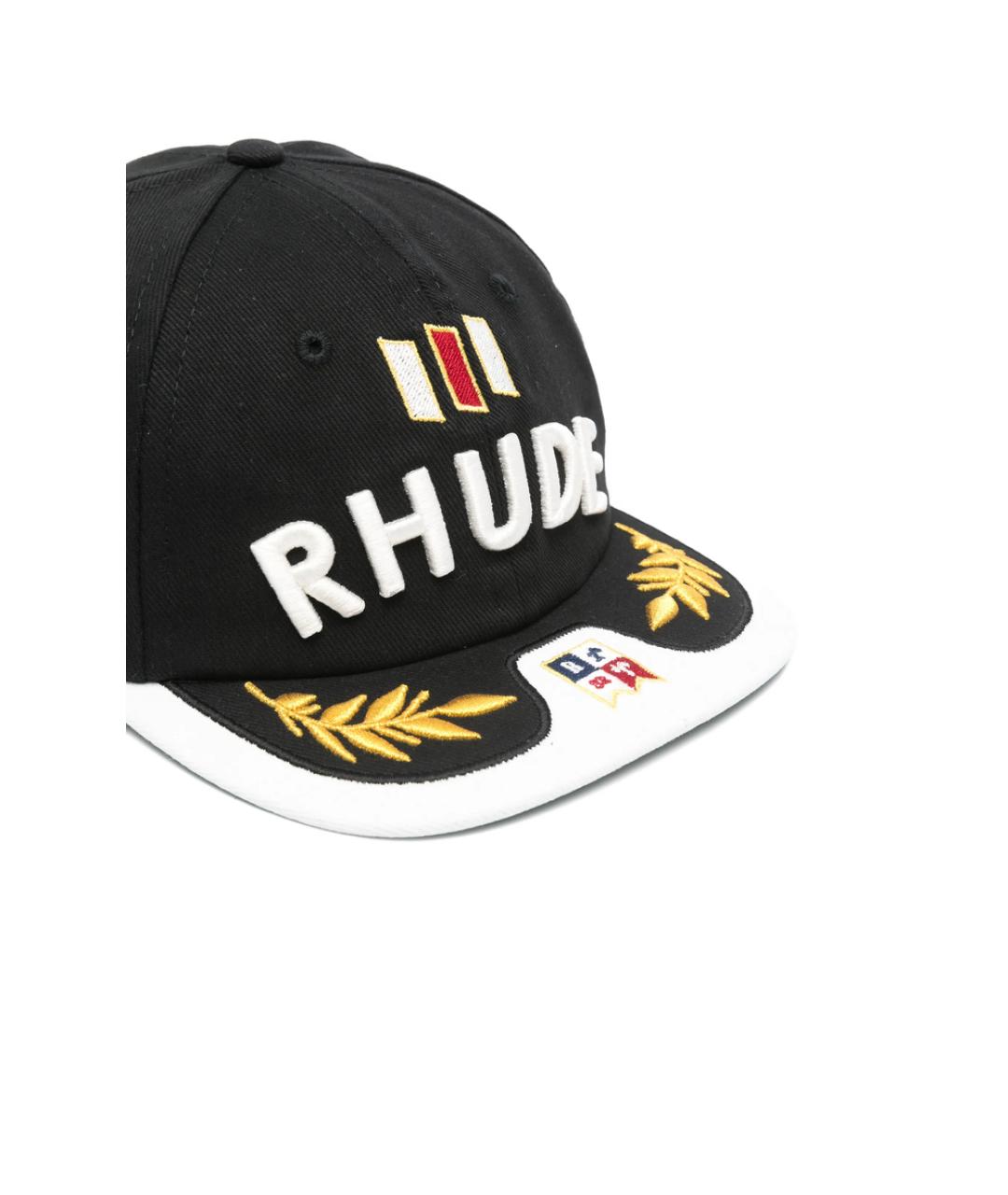 RHUDE Черная хлопковая кепка/бейсболка, фото 2