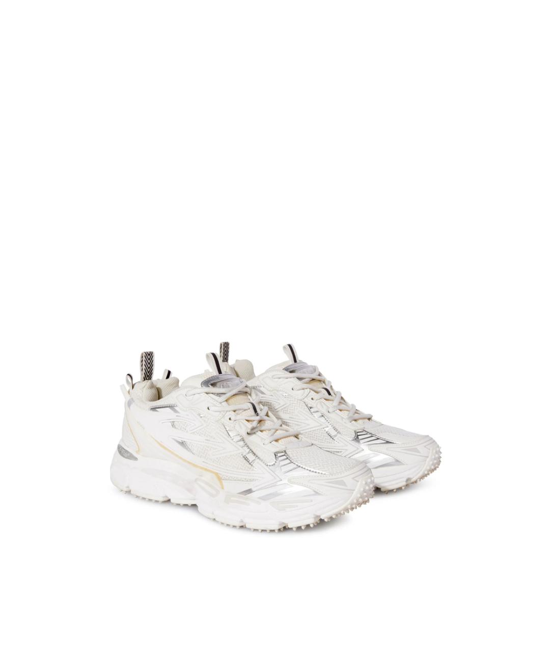 OFF-WHITE Белые синтетические кроссовки, фото 2