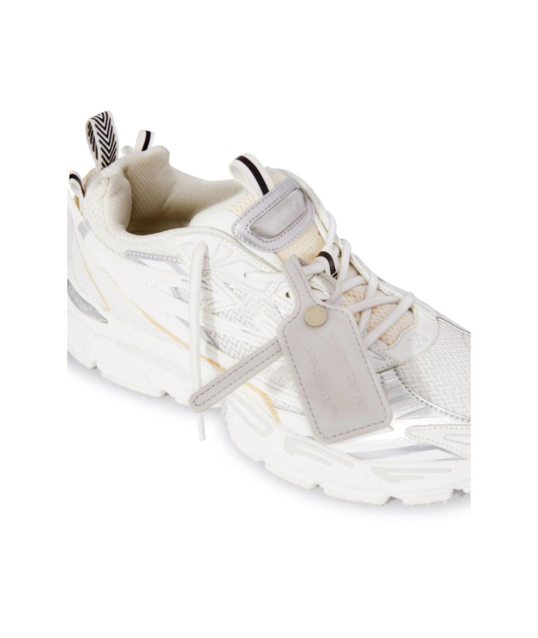 OFF-WHITE Белые синтетические кроссовки, фото 4