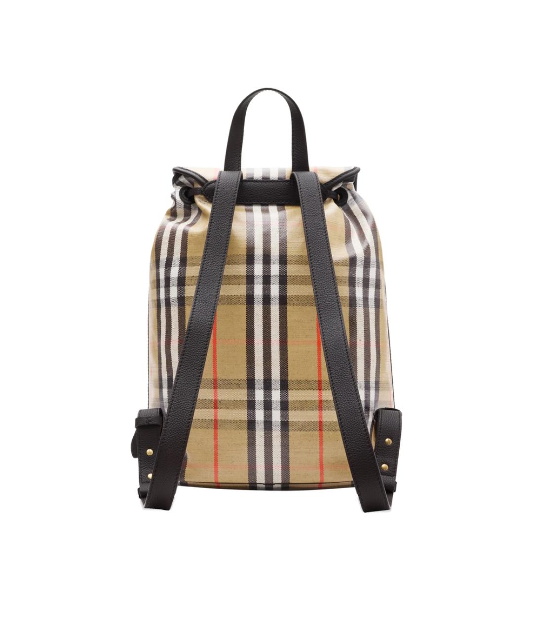 BURBERRY Бежевый тканевый рюкзак, фото 3