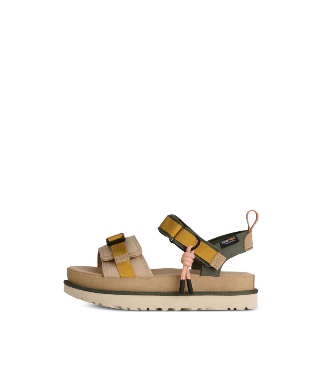 UGG Мульти текстильные босоножки, фото 5
