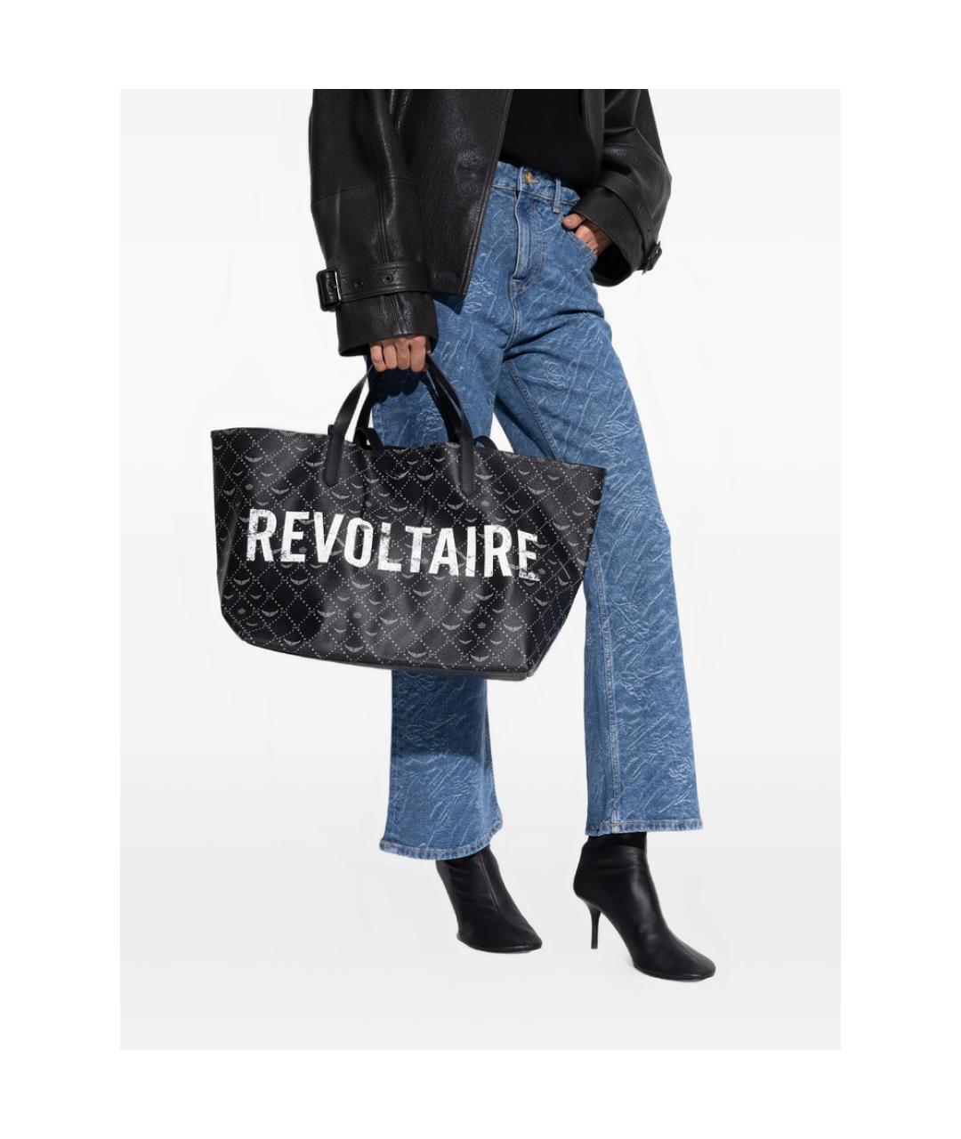 ZADIG & VOLTAIRE Черная сумка тоут, фото 2