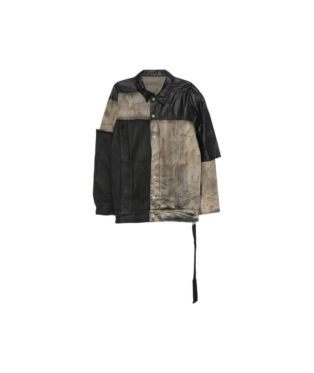 RICK OWENS DRKSHDW Черная полиэстеровая куртка, фото 1