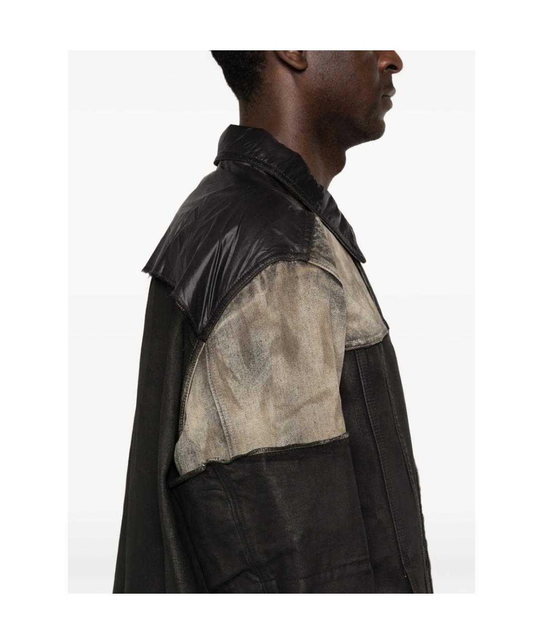 RICK OWENS DRKSHDW Черная полиэстеровая куртка, фото 5