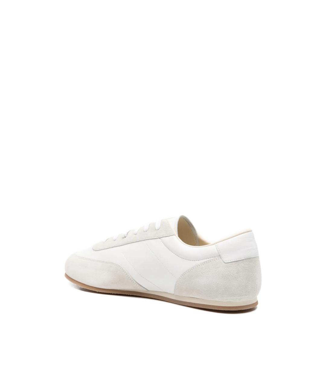 COMMON PROJECTS Белые кожаные низкие кроссовки / кеды, фото 3