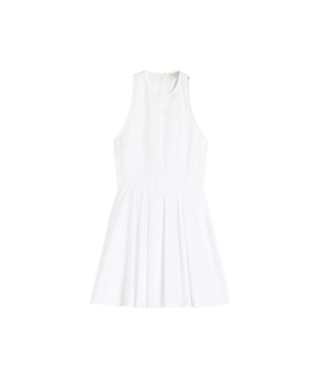SPORTMAX Белое хлопковое повседневное платье, фото 1