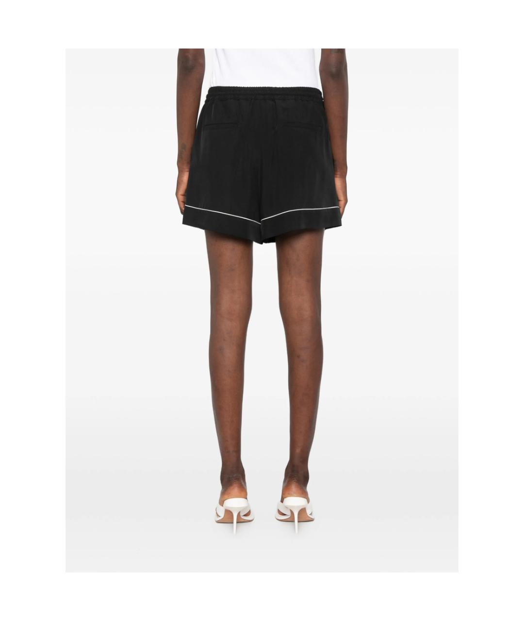 SPORTMAX Черные вискозные шорты, фото 5
